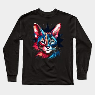 Patriotic Caracal Long Sleeve T-Shirt